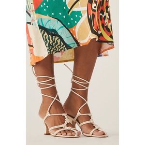 NWOT Anthropologie Strappy Heeled Sandals
